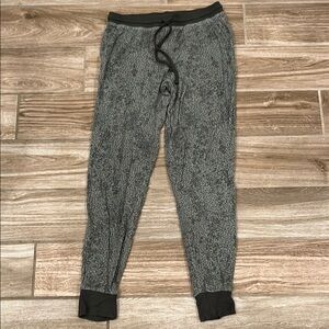 Alfani Gray and Black Pajamas with Comfortable Fit and Tapered Cuffs